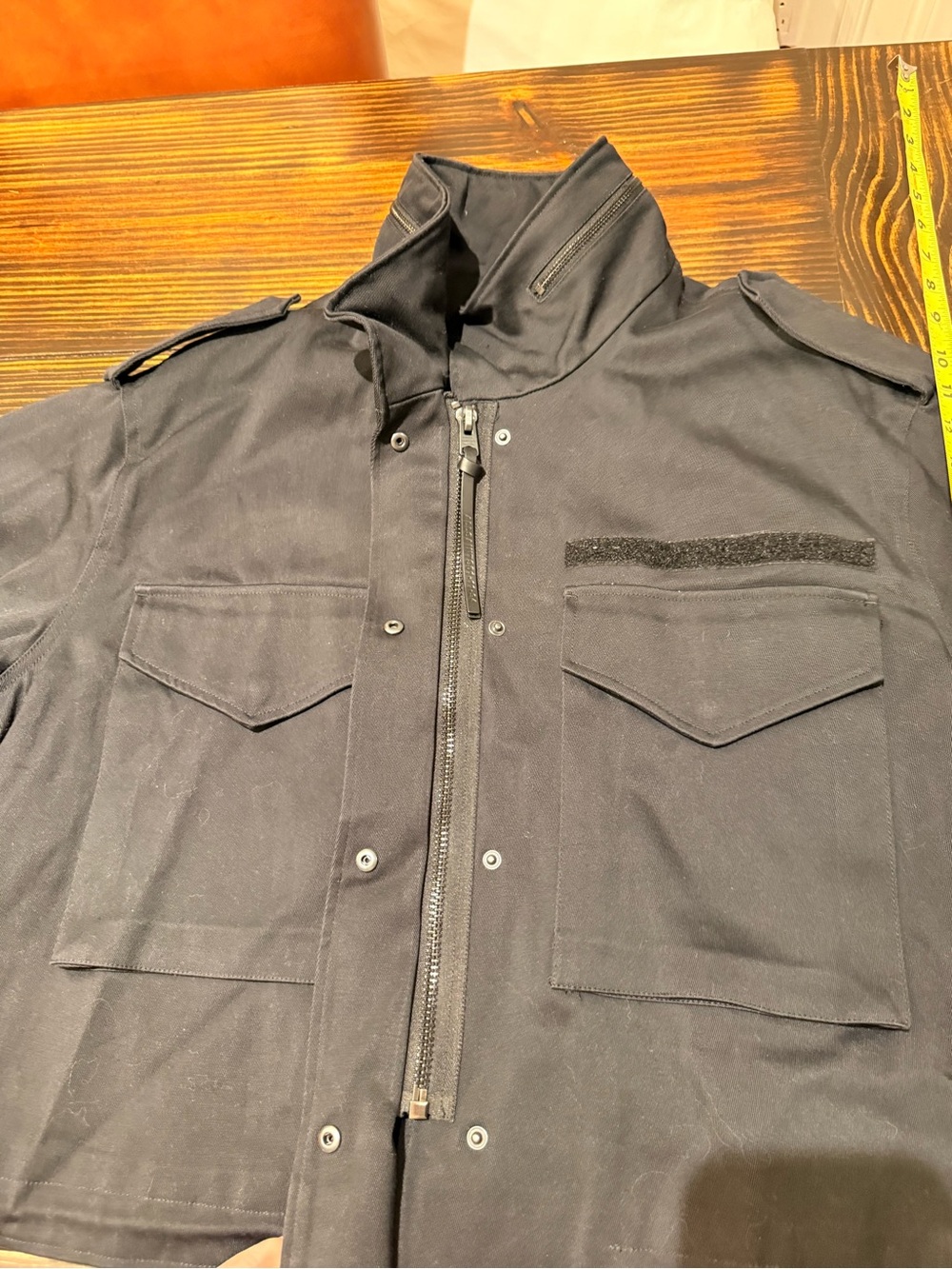 NWT AllSaints Amelia Jacket Black Size Medium - Picture 3 of 15